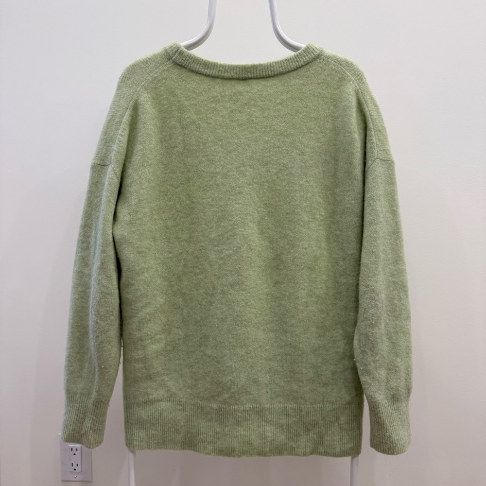 The Group Babaton Thurlow Sweater M Green Merino Wool blend - Picture 3 of 11